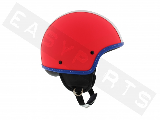 Helm Jet Vespa Essential Fluo Rood
